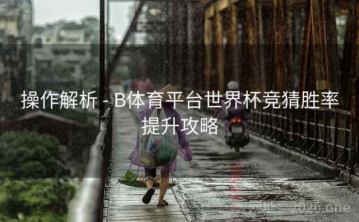 操作解析 - B体育平台世界杯竞猜胜率提升攻略
