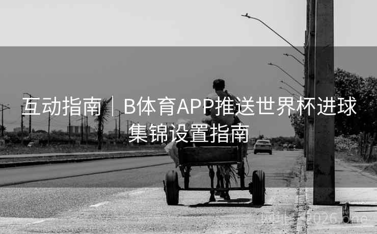 互动指南｜B体育APP推送世界杯进球集锦设置指南