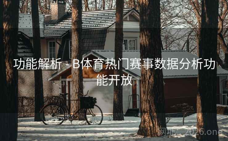 功能解析 - B体育热门赛事数据分析功能开放