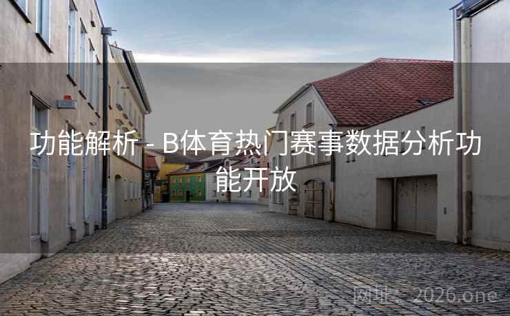 功能解析 - B体育热门赛事数据分析功能开放