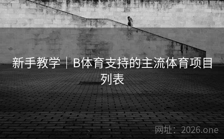 新手教学｜B体育支持的主流体育项目列表