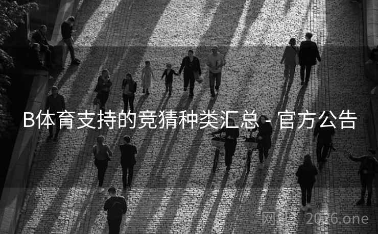 B体育支持的竞猜种类汇总 - 官方公告