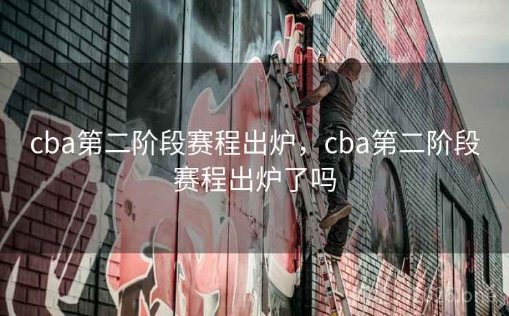 cba第二阶段赛程出炉，cba第二阶段赛程出炉了吗