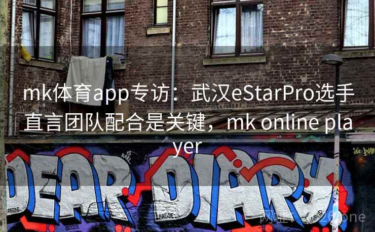 mk体育app专访：武汉eStarPro选手直言团队配合是关键，mk online player