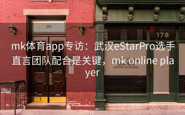 mk体育app专访：武汉eStarPro选手直言团队配合是关键，mk online player